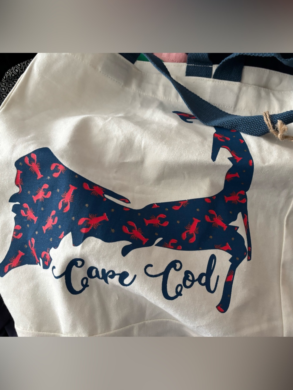 Cape cod canvas bag